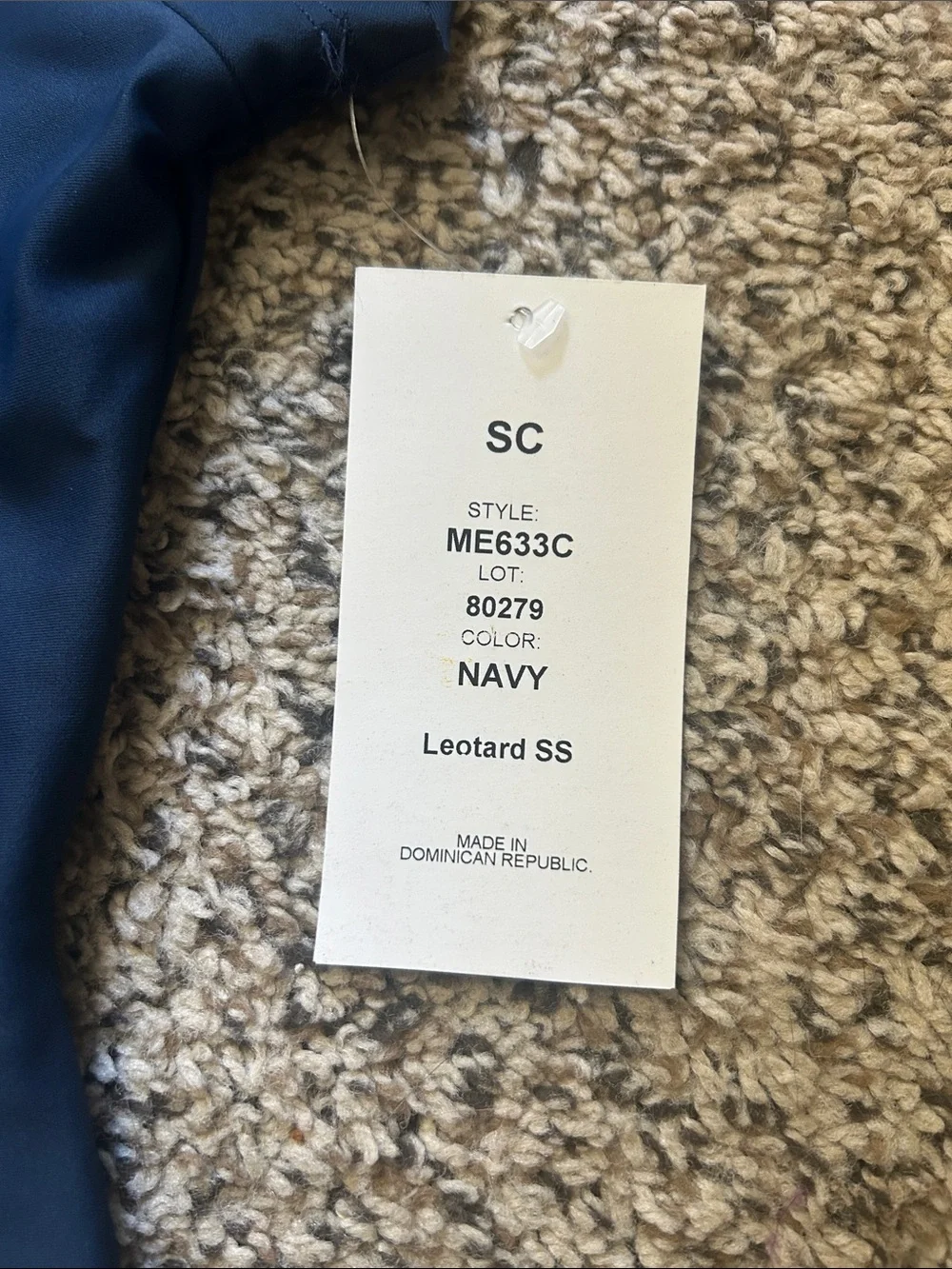 Mariia kids' Navy Short Sleeve Dance Leotard